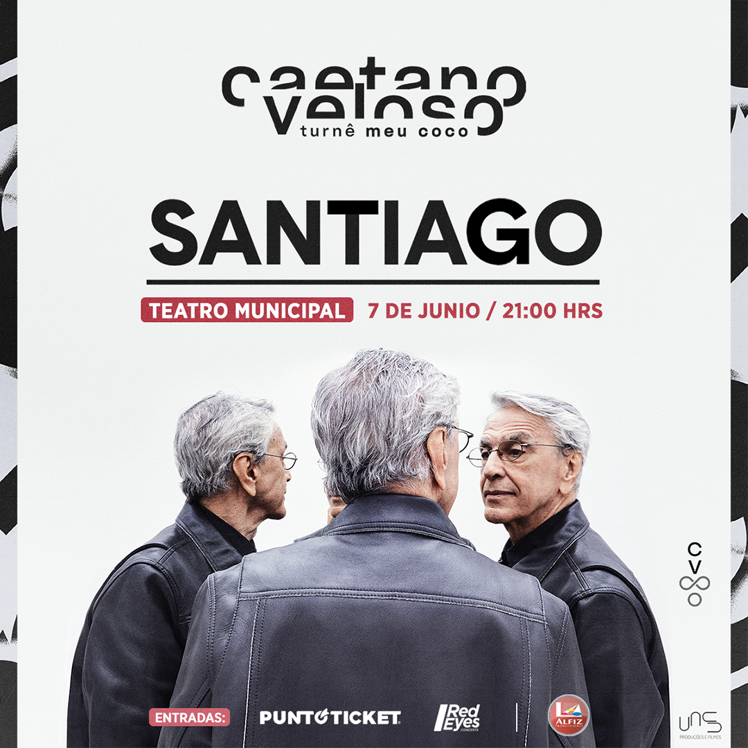 Caetano Veloso vuelve a Chile con su primer Teatro Municipal de Santiago