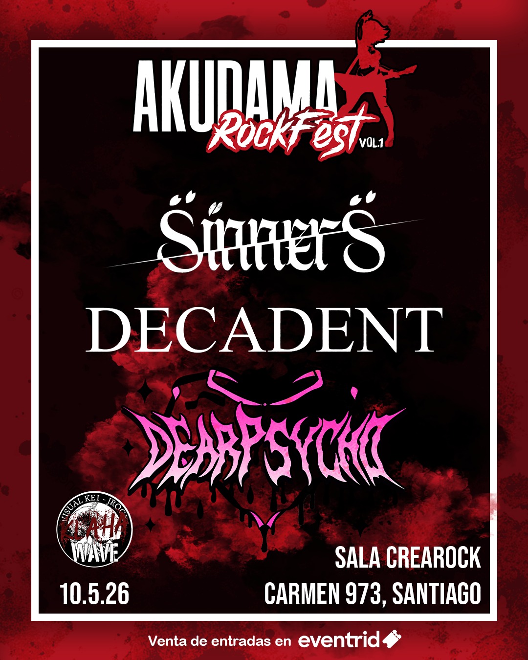 10 de mayo: Akudama RockFest Vol. 1