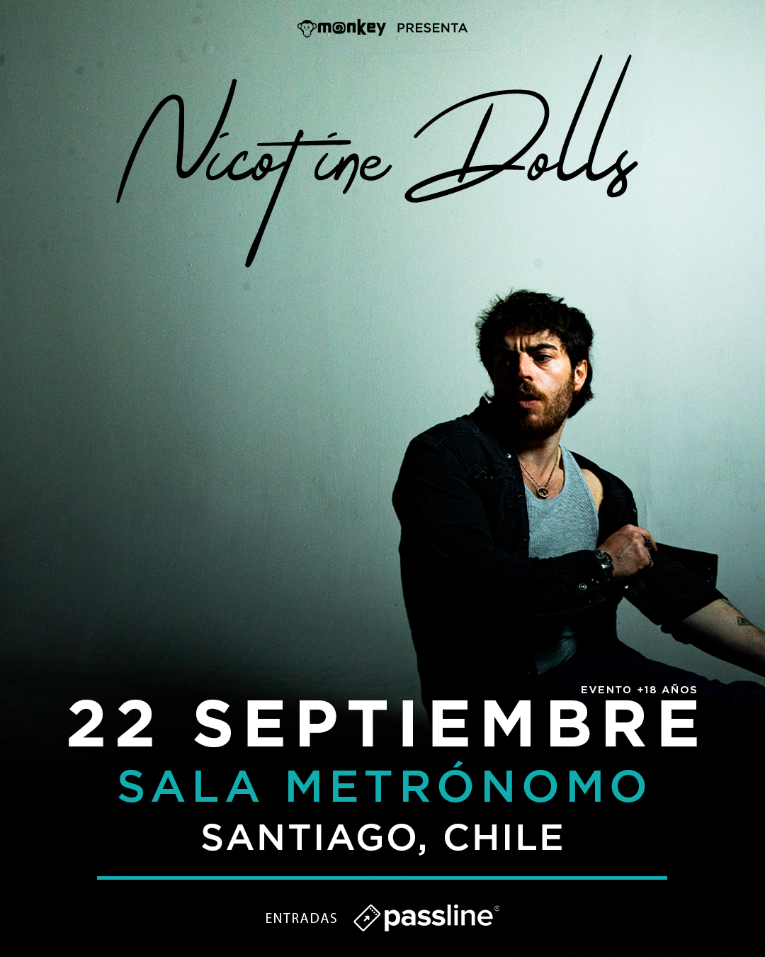 Nicotine Dolls anuncia su debut en Chile