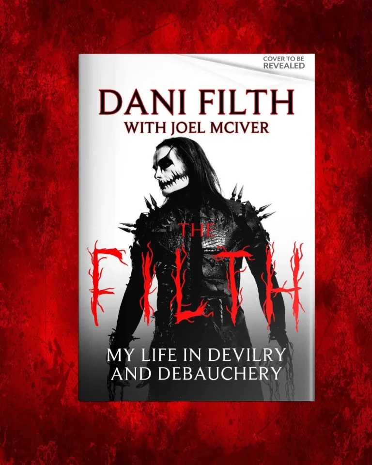 Dani Filth publicará su autobiografía escrita junto a Joel McIver