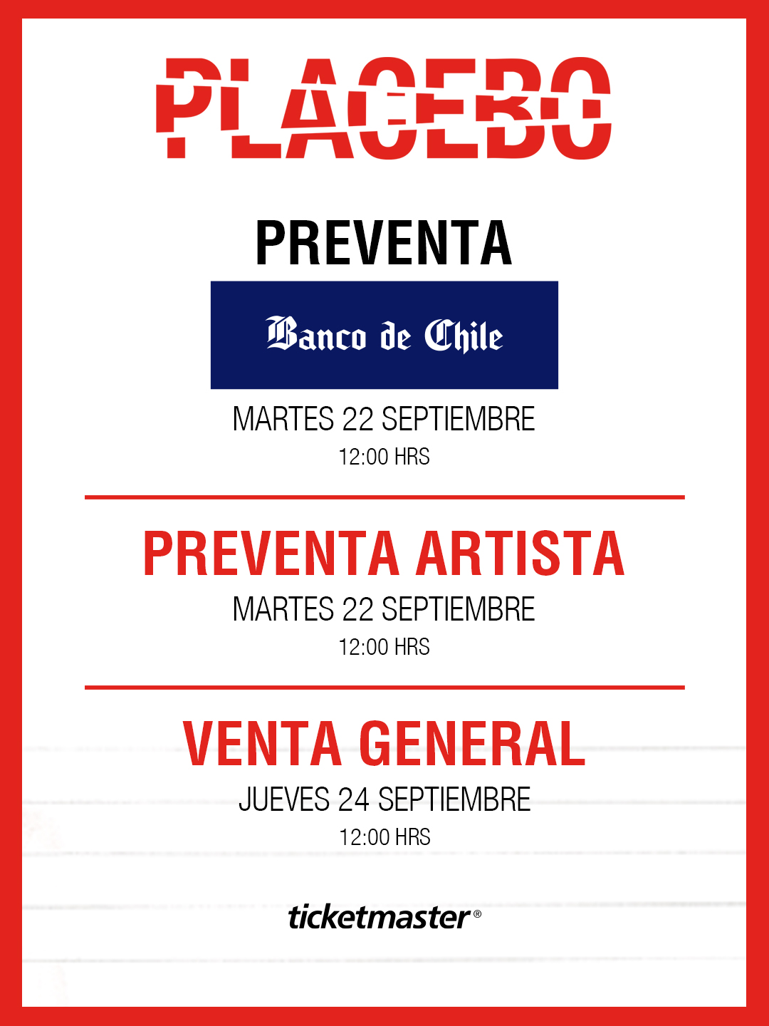 Celebrando 30 años de carrera: Placebo confirma su regreso a Chile