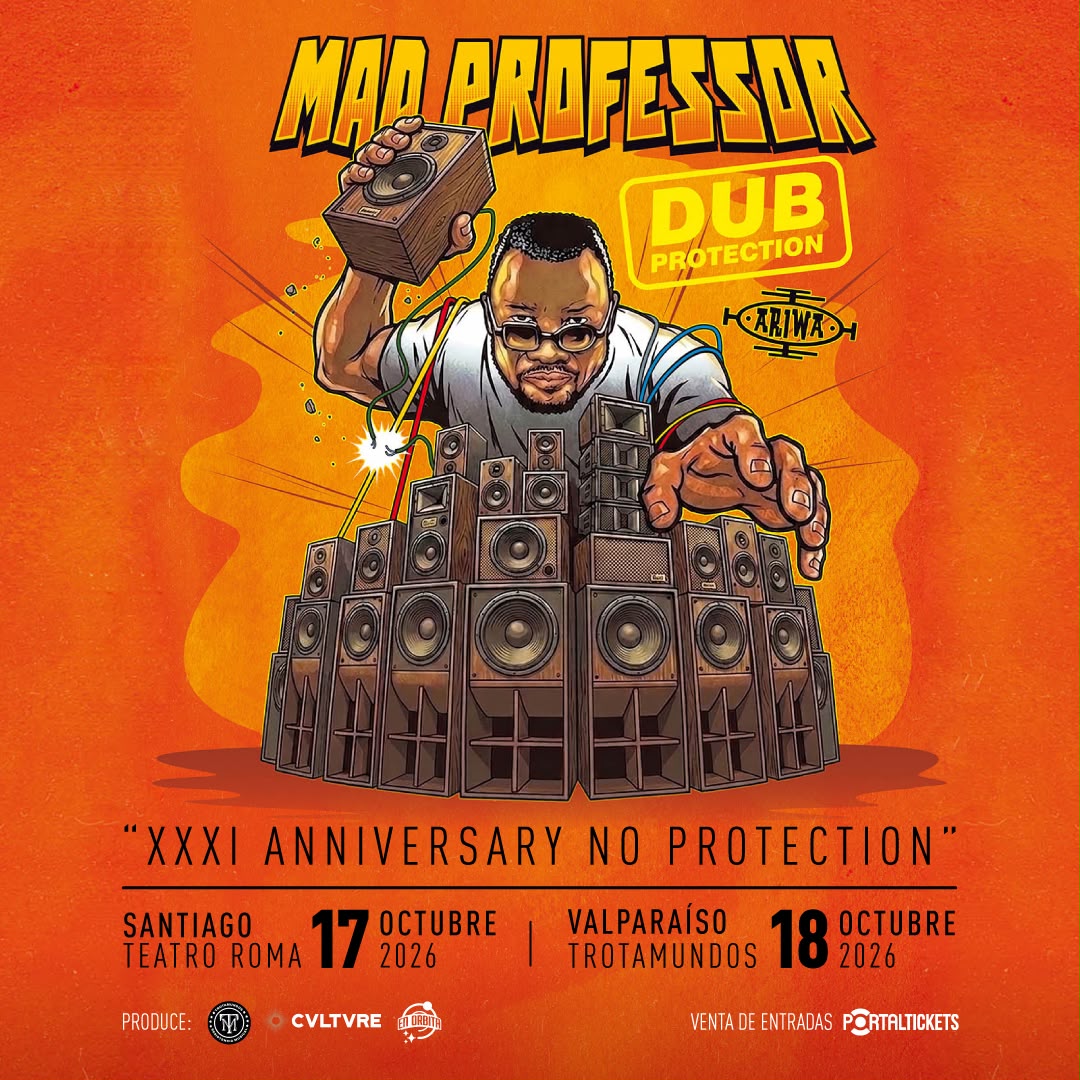 Mad Professor agota preventas de sus shows en Santiago y Valparaíso