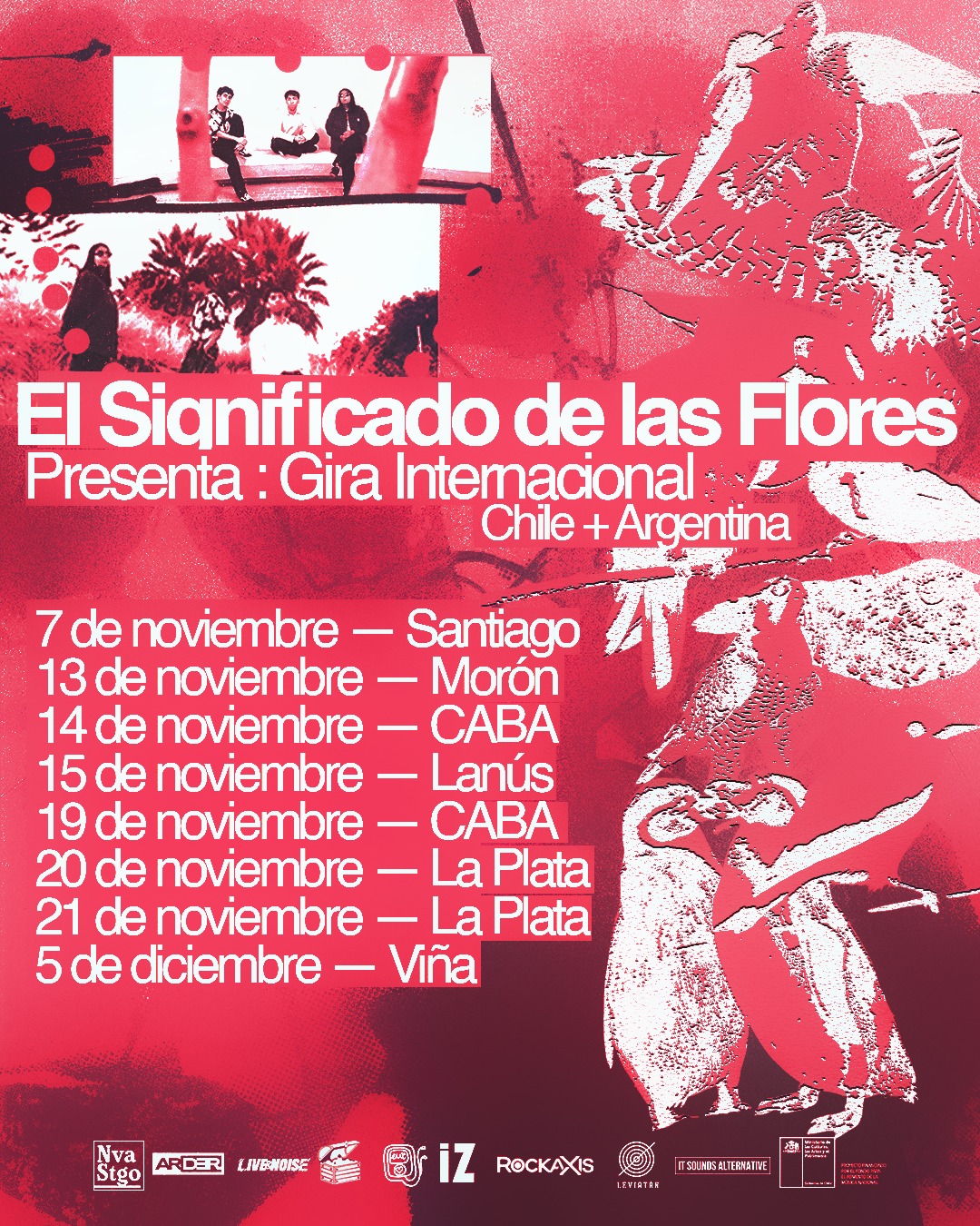 El Significado de las Flores se irá de gira por Argentina